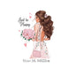 Fashion Lady Thermo Transfer Sticker On Clothes Russian Girl Iron On Patches For T-Shirt Jacket DIY Washable Heat Transfer Patch - NATASHAHS