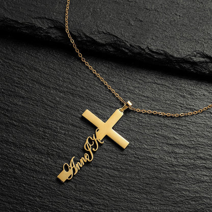 Personalized Name Necklace in Italics font For Women Men Gold Silver Chain Lovers - NATASHAHS