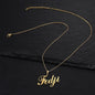 Personalized Name Necklace in Italics font For Women Men Gold Silver Chain Lovers - NATASHAHS
