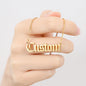 Personalized Stainless Steel Name Custom Necklaces For Women Men Gold Silver Chain Lover - NATASHAHS