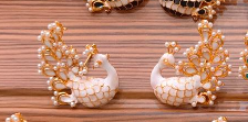 Peacock earrings only - NATASHAHS